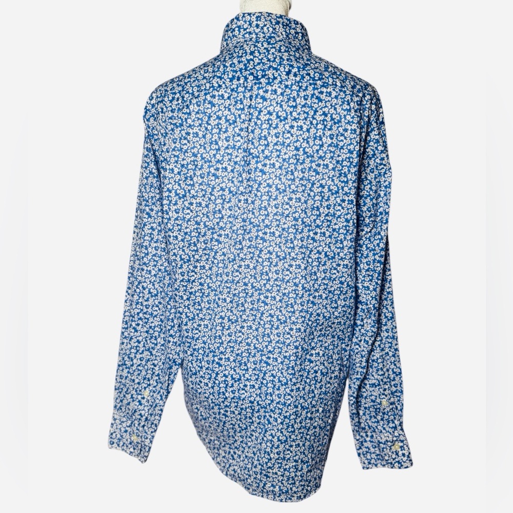 Polo Ralph Lauren Blue Floral Button-Up Shirt - Picture 5 of 9